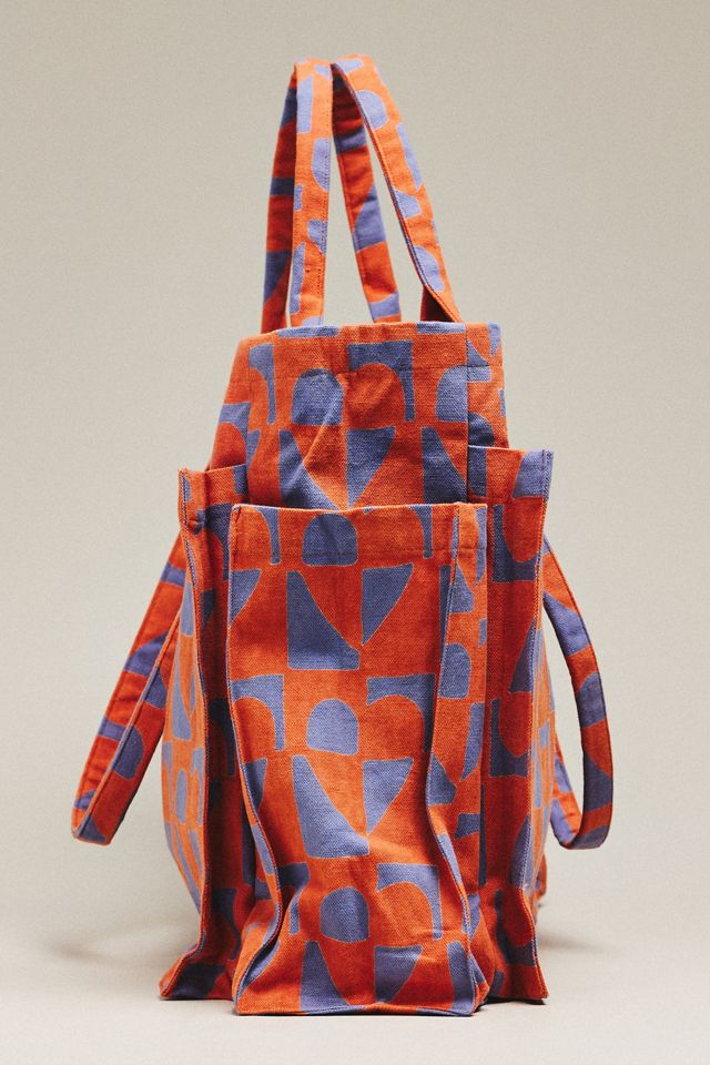 SZ Blockprints Picnic Tote Bag #2