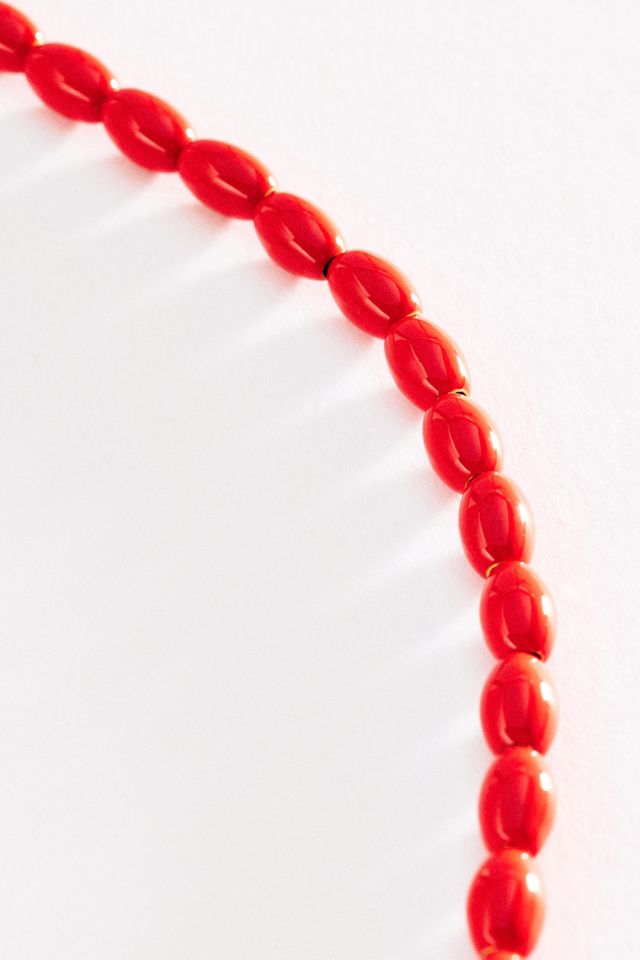 Clare V. Enamel Chain Necklace #1