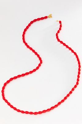 Clare V. Enamel Chain Necklace