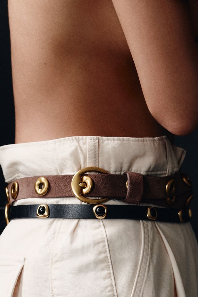 By Anthropologie Circle Studded Belt #2