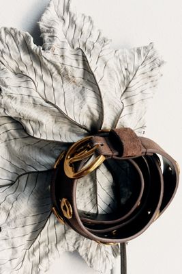 By Anthropologie Circle Studded Belt