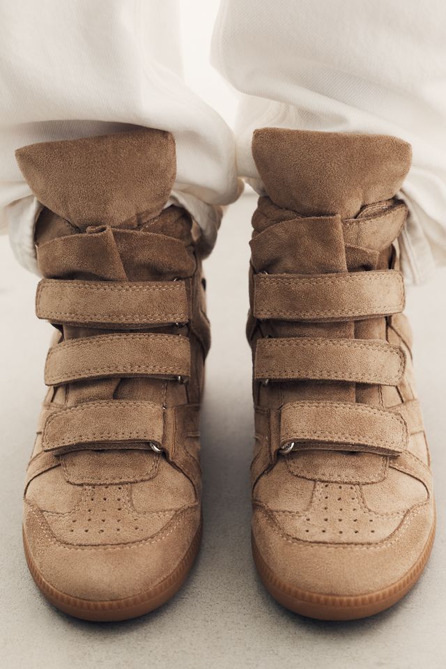 Silent D Sara High-Top Wedge Sneakers #1