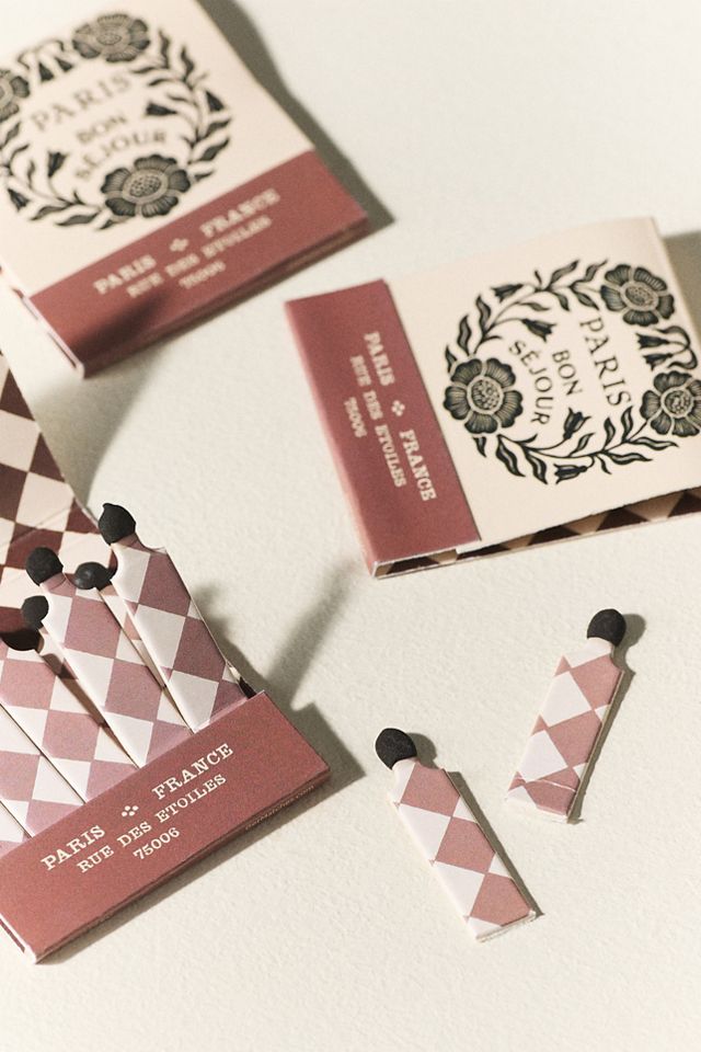 Hotel Bon Sejour Mini Matchbook, Set of 3 #1