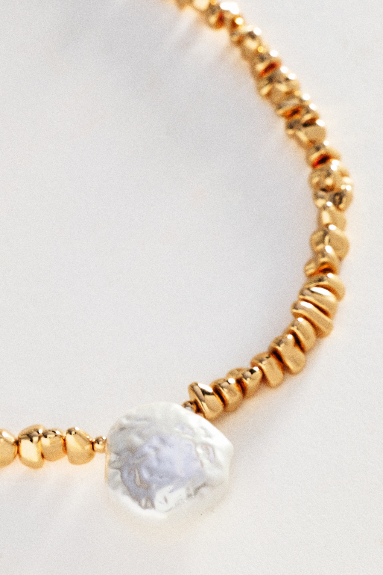 Mixed Bead Pearl Necklace