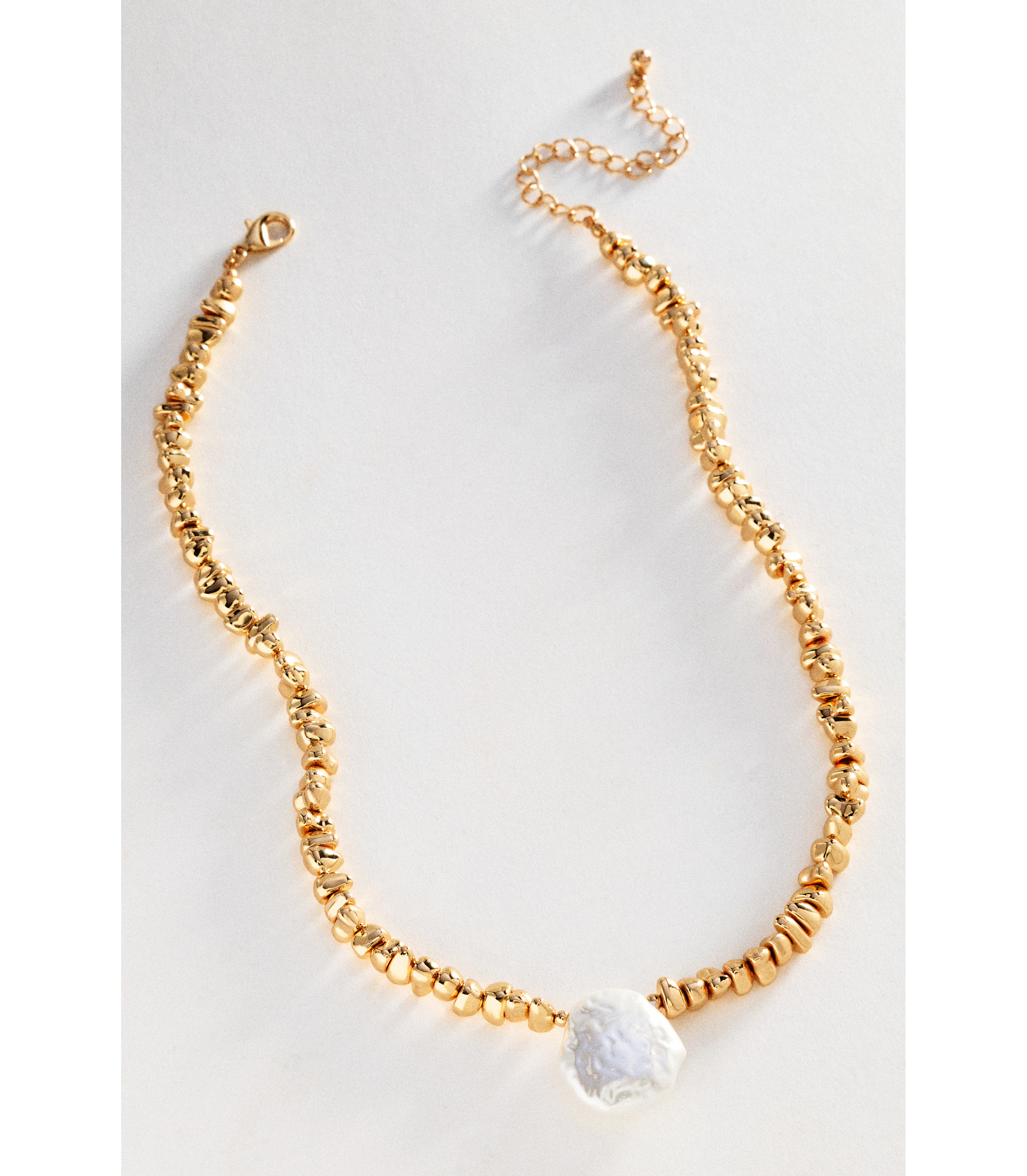 Mixed Bead Pearl Necklace