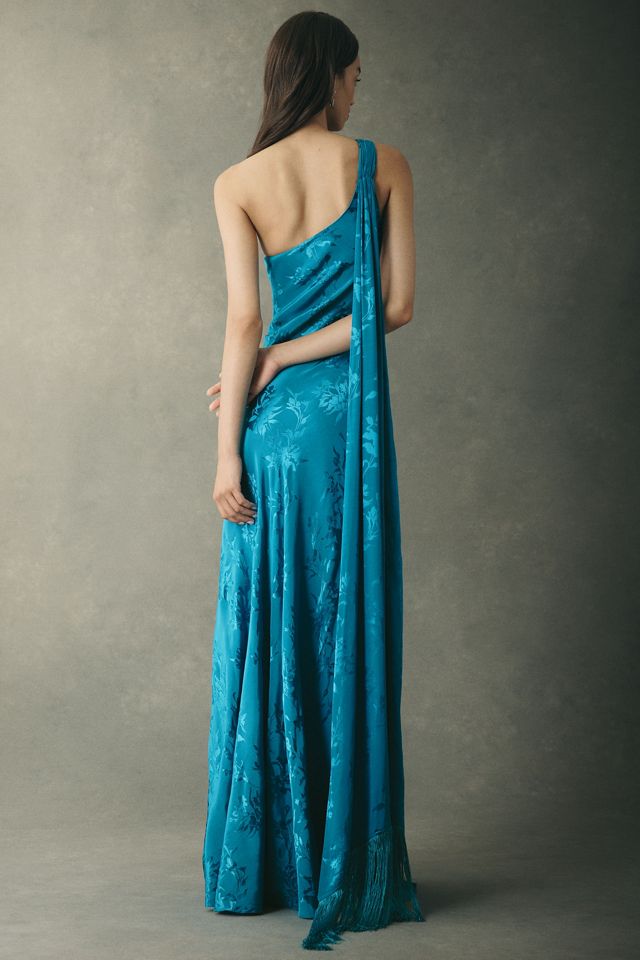 Hemant & Nandita One-Shoulder Maxi Dress #3