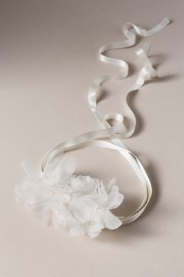 Twigs & Honey 3D Dahlia Silk Wrap Necklace 