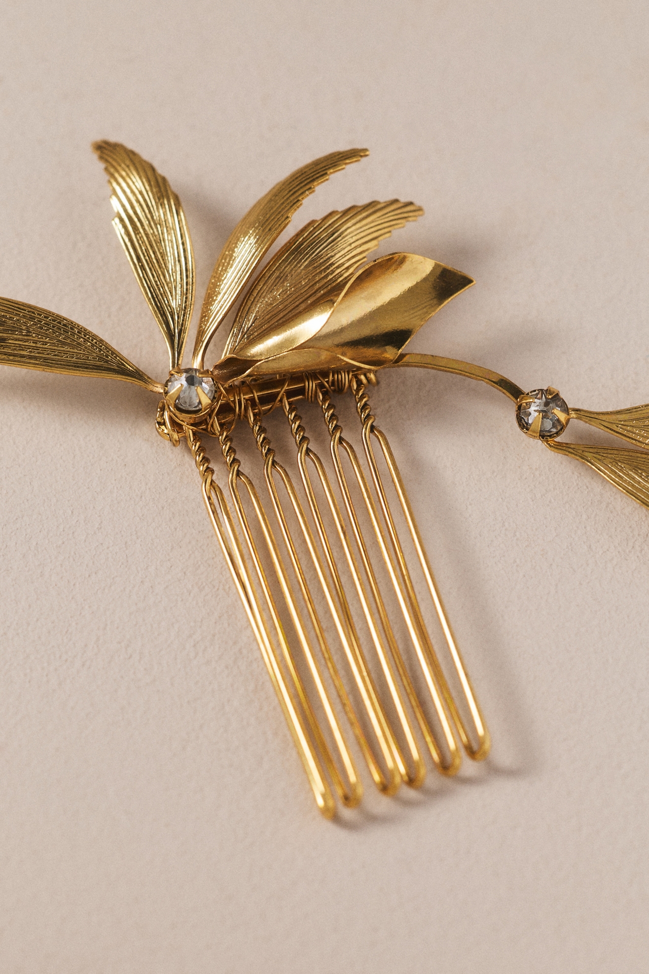 Twigs & Honey Gilded Grecian Wings Hair Pins, Set of 3