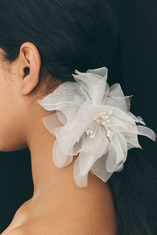 Twigs & Honey Iris Silk Bridal Hair Comb  #2