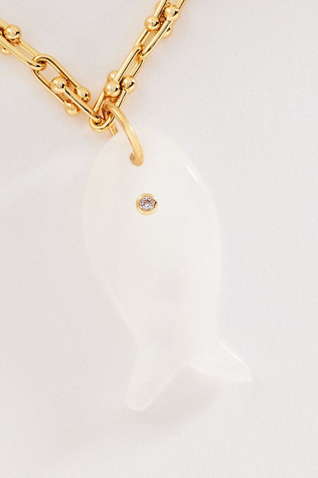 MacRae & Co. Stoney Fish Necklace #1