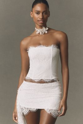Mare Mare Lace Corset and Mini Skirt Set