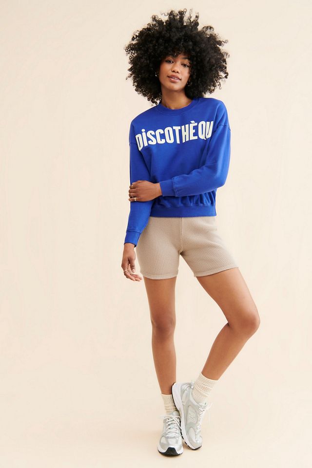 Clare V Discothéque Crew Neck Sweatshirt #3