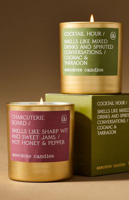 Anecdote Gourmand Charcuterie Board Glass Candle