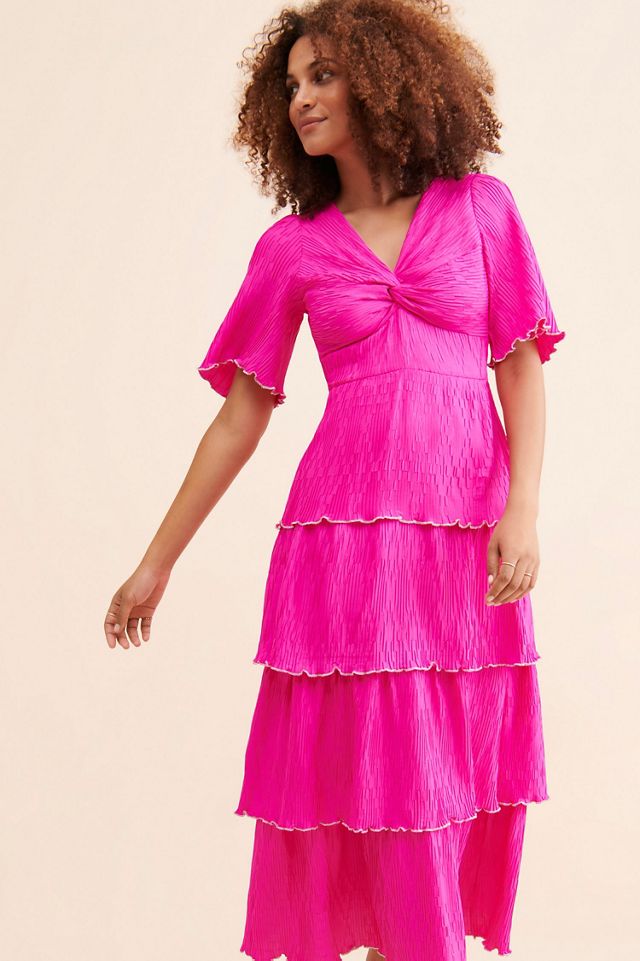 slim fit dress slacks Black Fit and Flare Dress Short Sleeve main image 0