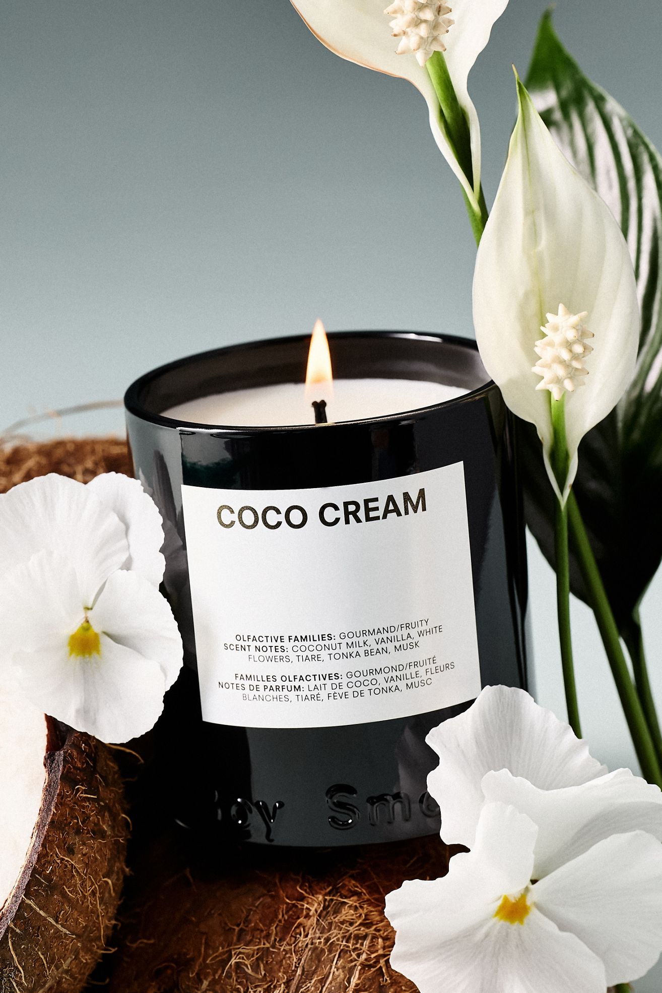 Boy Smells Coco Cream Boxed Glass Candle - Black, S