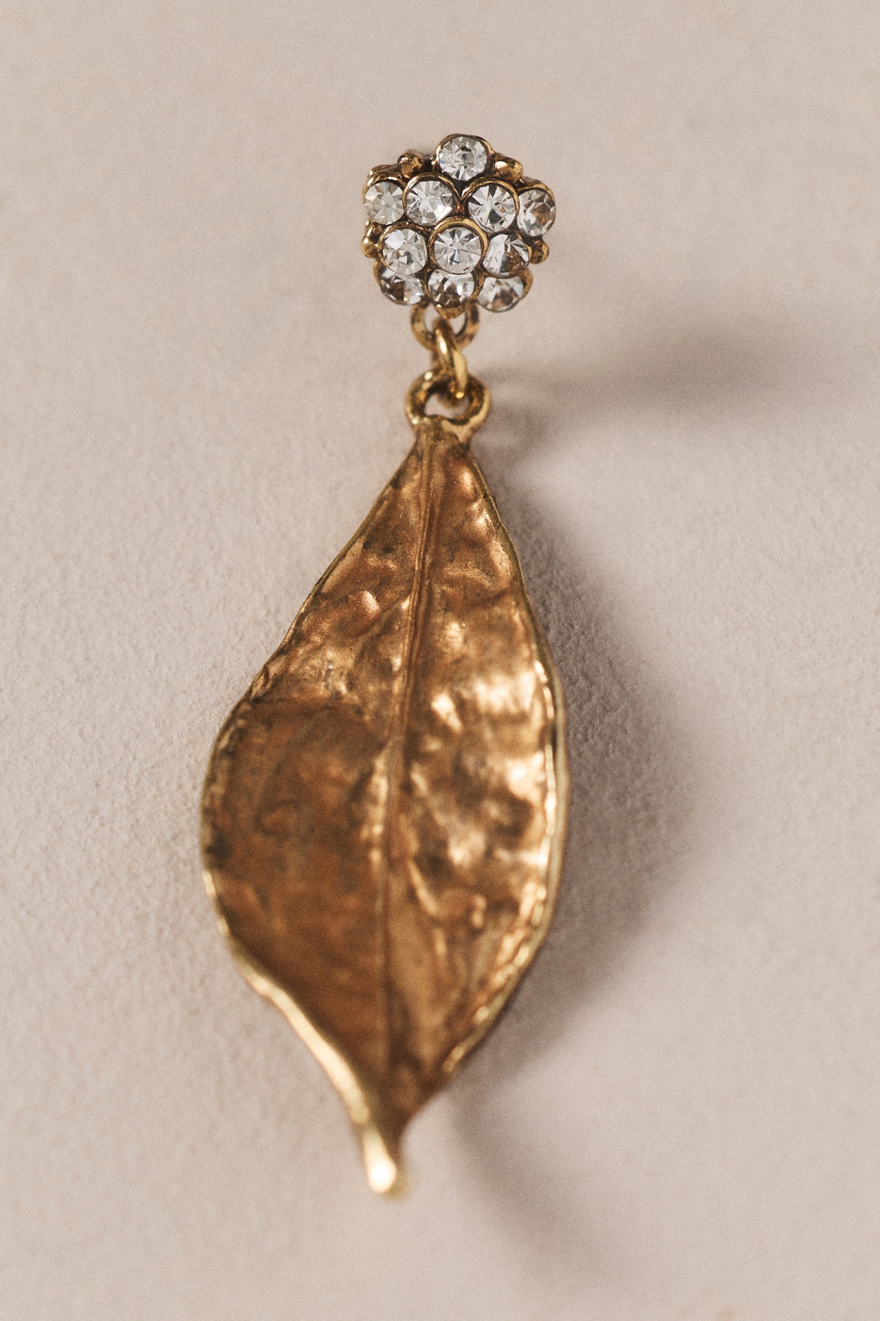 Twigs & Honey Antique Leaf Drop Earrings