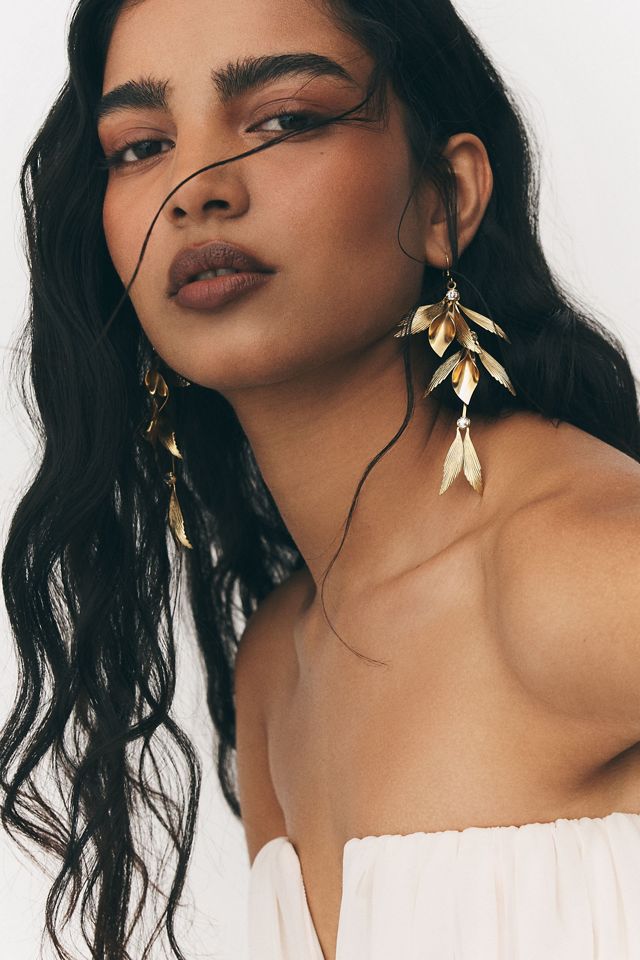 Twigs & Honey Grecian High-Drama Wing Earrings #2