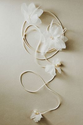 Twigs & Honey Silk Organza Magnolia Scarf Wrap