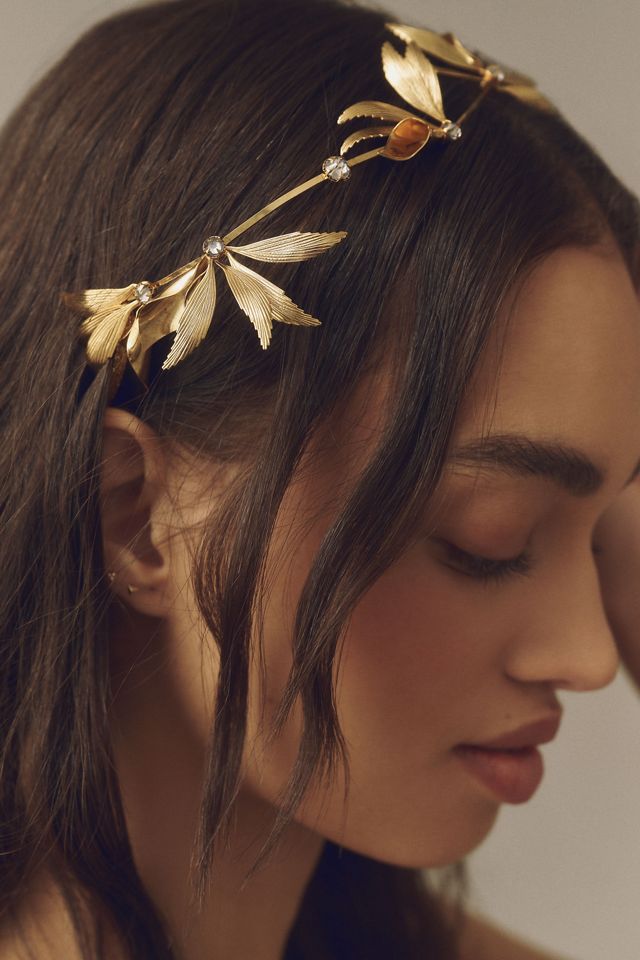 Twigs & Honey Gilded Wings Headpiece #1