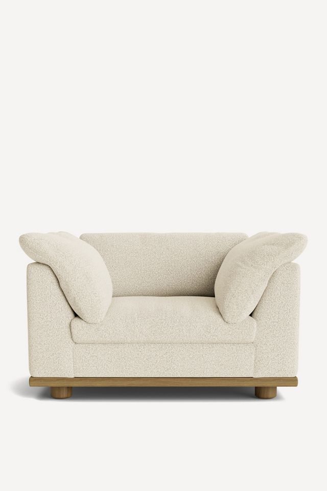Saguaro Boucle Chair and a Half #1