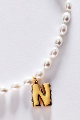 Pearl Initial Necklace
