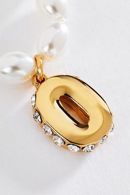 Pearl Initial Necklace
