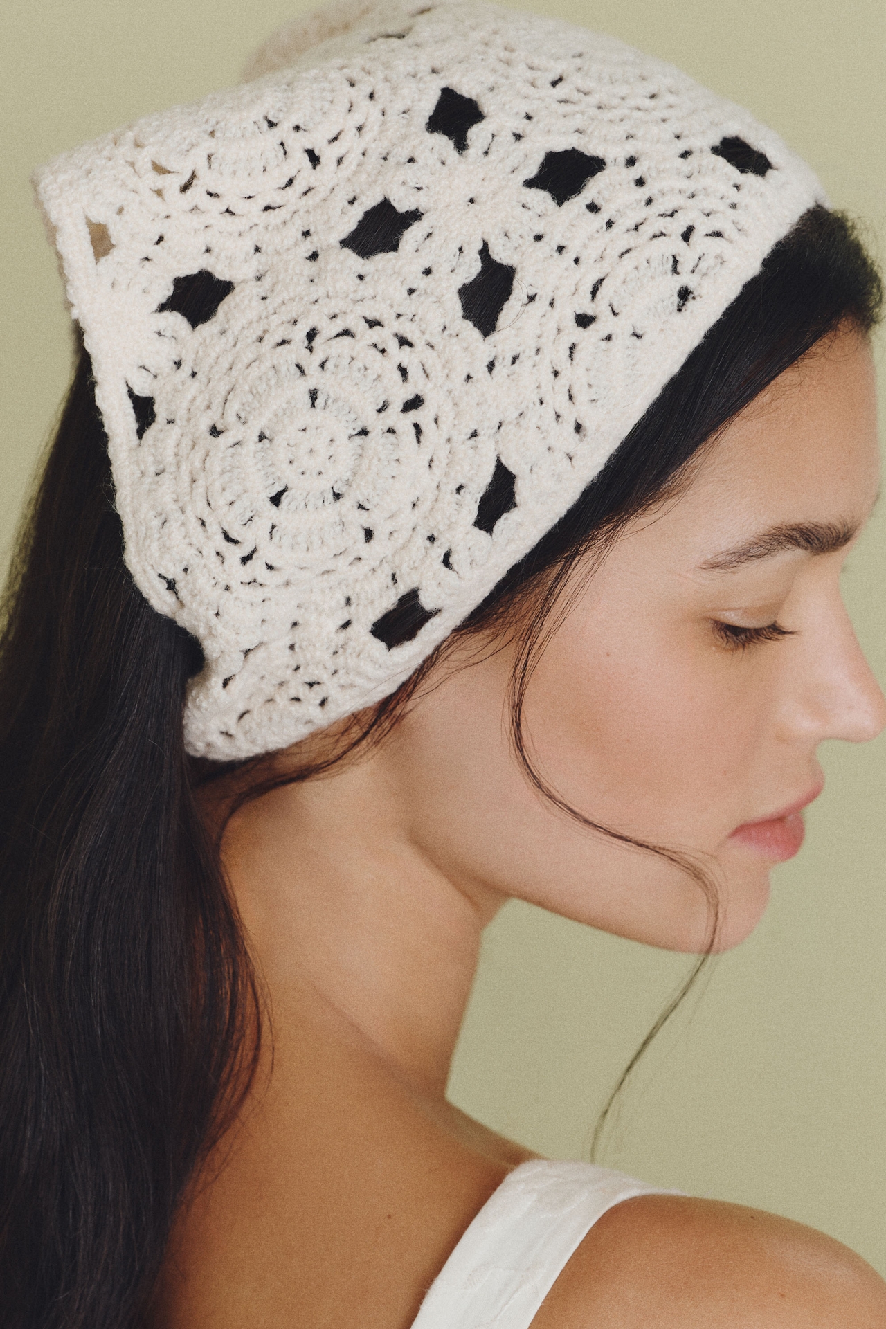 Unreal Fur Crochet Hair Scarf