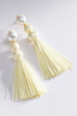 Boucles d'oreilles pendantes à pompons