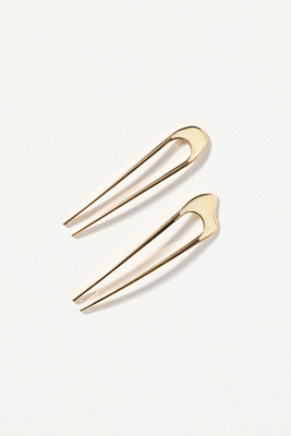 Mermaid Hair Pins, Set of 2 | Anthropologie display picture 2