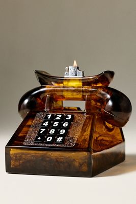 Edie Parker Tabletop Tortoise Phone Lighter