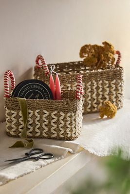 Paper Rope Baskets, Set of 2