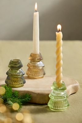 Luster Tree Glass Taper Holder