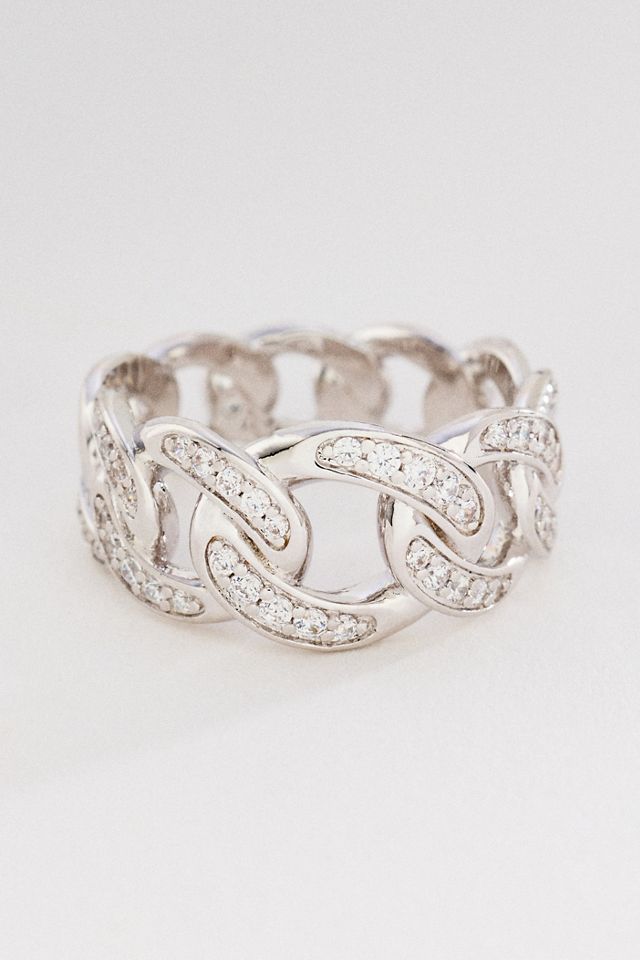 Melinda Maria Graduated Pavé Julian Ring #1