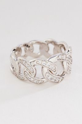 Melinda Maria Graduated Pavé Julian Ring