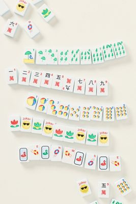 Spools Floating Travel Mahjong Tiles
