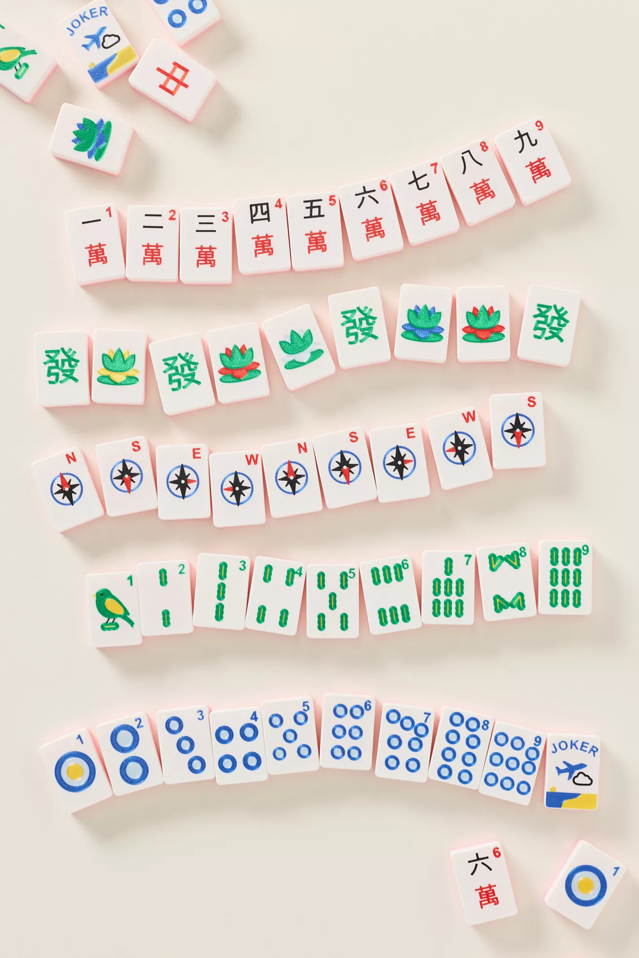 Spools Floating Travel Mahjong Tiles - thumbnail 4