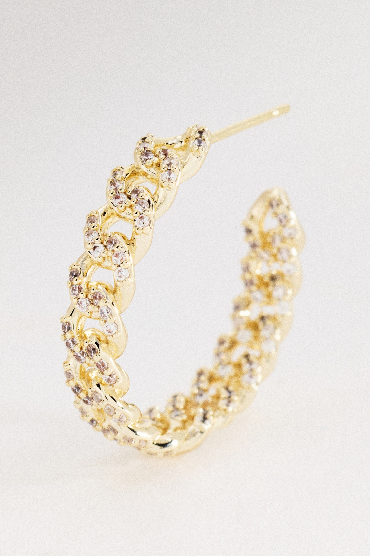 Melinda Maria Pavé Julian Chain Hoops