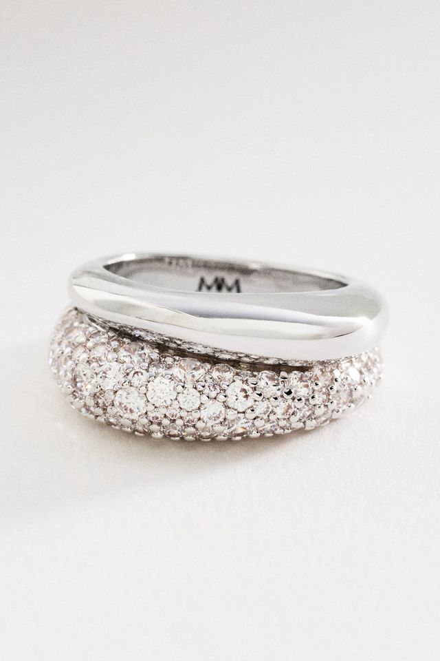 Melinda Maria Norah Loves A Pavé Double Ring #1