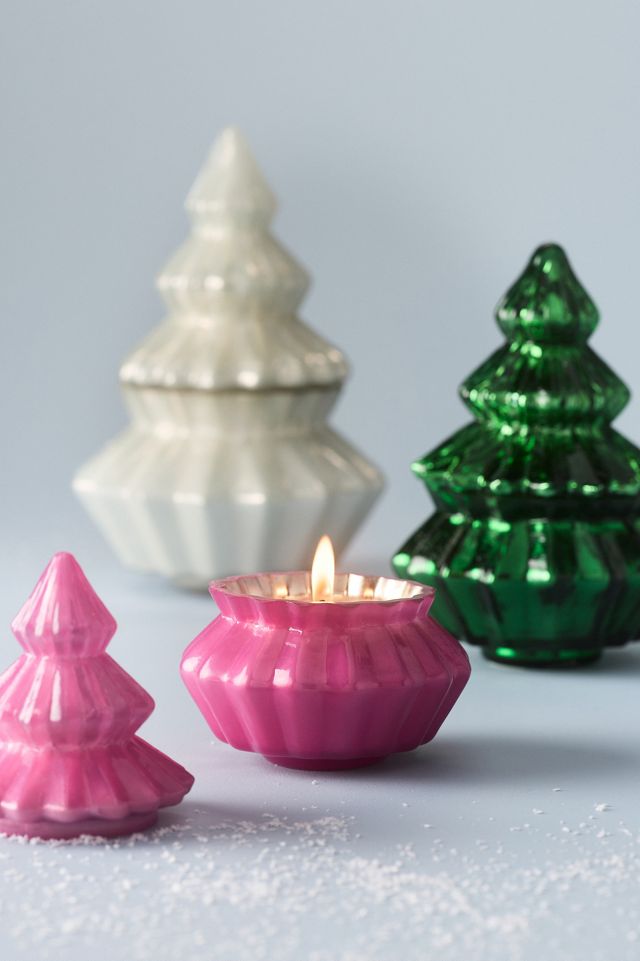 Bright Trees Fruity Cranberry Fizz Glass Candle #1
