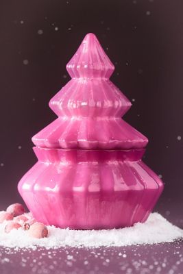 Bright Trees Fruity Cranberry Fizz Glass Candle