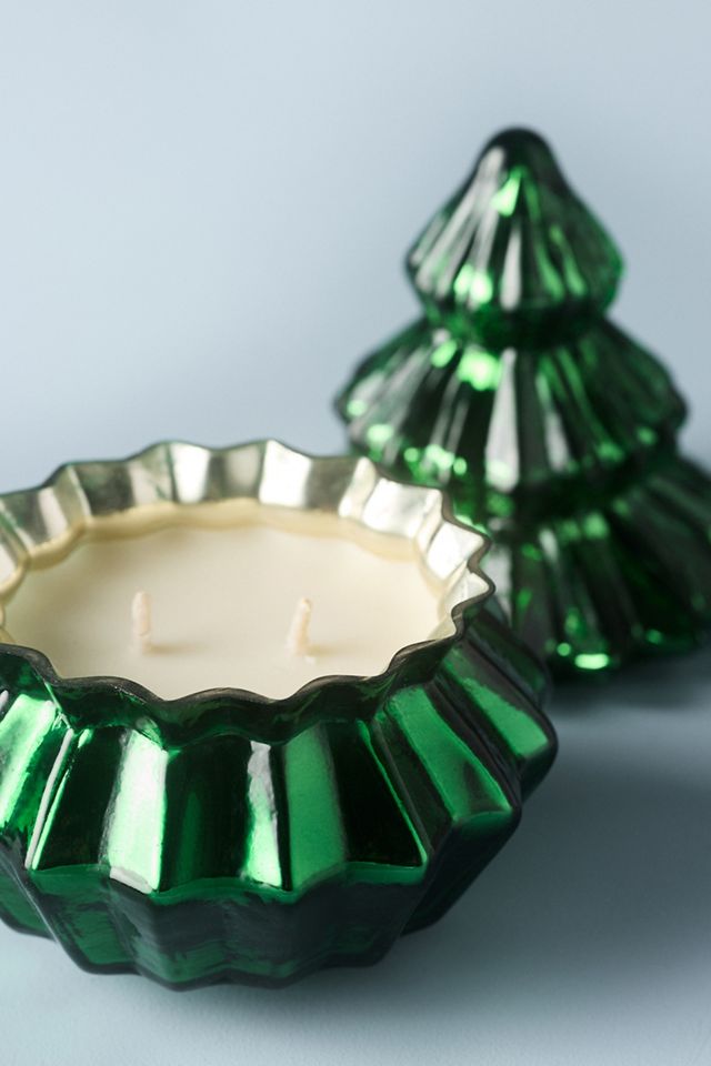 Bright Trees Woody Fresh Balsam & Cedarwood Glass Candle #2