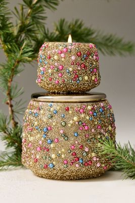 The Gather Candle by Anthropologie: Woody White Pine & Cashmere