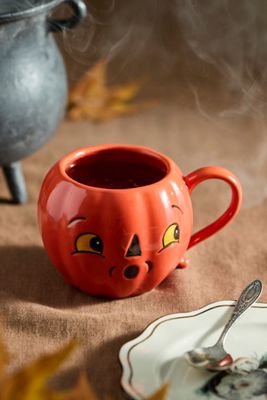 Jack-o’-Lantern Stoneware Mug
