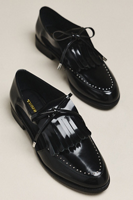 Intentionally Blank Tock Kiltie Loafer In Black
