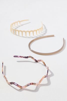Zigzag Headbands, Set of 3