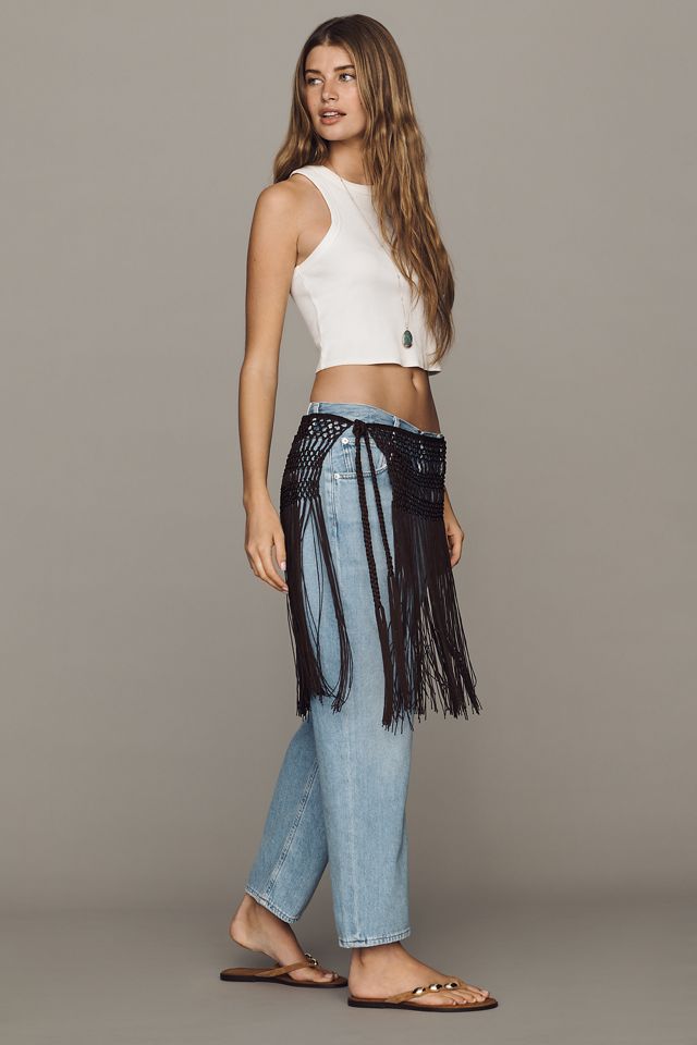 Elizabeth Gillett Fringe Mesh Sarong #2