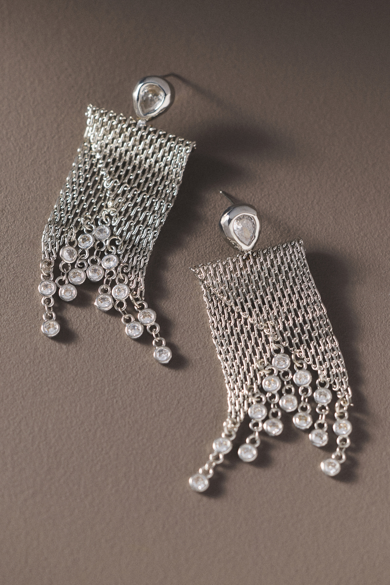 By Anthropologie Fringe Drop Earrings