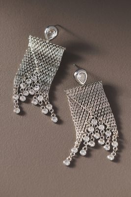 By Anthropologie Fringe Drop Earrings