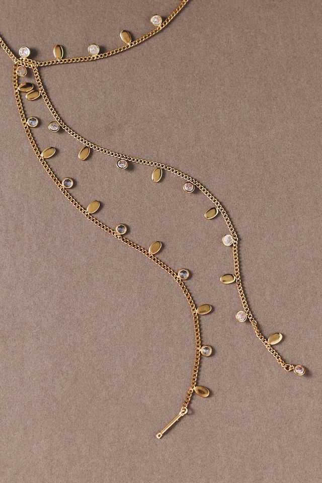 Pavé Bolo Tie Necjklace #1