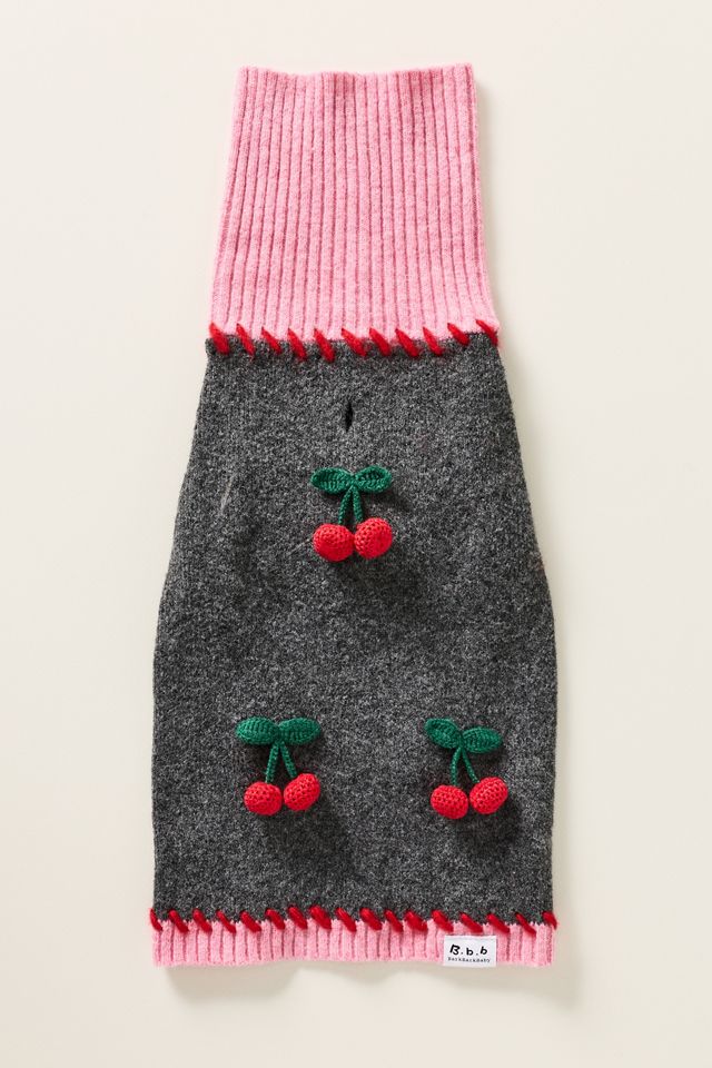 BarkBarkBaby Cherry Kiss Dog Sweater #2